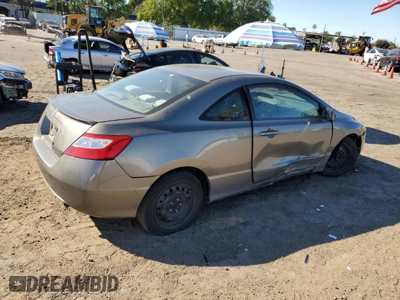 2008 Honda Civic Cpe LX with VIN 2HGFG12638H537645, listed as a Copart auction lot 46707725 with 149,387 mi miles and Clean Title. Bid and sale history available at carsss.com. Image 3.
