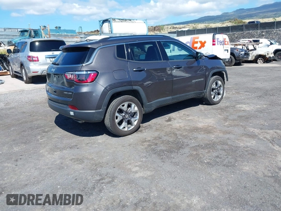2021 Jeep Compass Limited with VIN 3C4NJDCB4MT572480, listed as a IAAI auction lot 41494432 with 40,932 mi miles and . Bid and sale history available at carsss.com. Image 4.