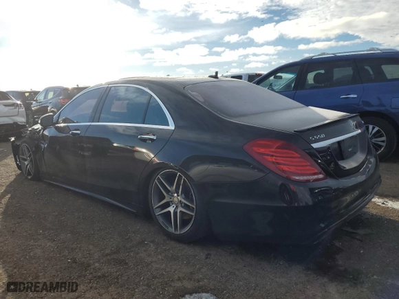 2016 Mercedes-Benz S-Class S 550 with VIN WDDUG8FB4GA229988, listed as a Copart auction lot 43285605 with 78,157 mi miles and Salvage Title. Bid and sale history available at carsss.com. Image 2.