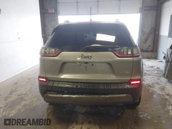 2019 Jeep Cherokee Limited with VIN 1C4PJLDB9KD402913, listed as a IAAI auction lot 40760506 with 106,393 mi miles and . Bid and sale history available at DreamBid. Image 17.