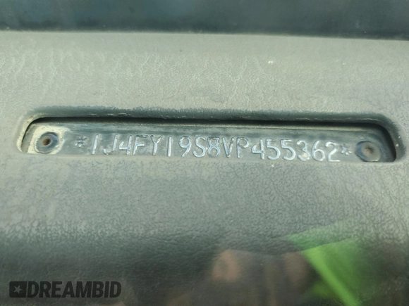 1997 Jeep Wrangler Sport with VIN 1J4FY19S8VP455362, listed as a Copart auction lot 75990644 with 236,347 mi miles and Salvage Title. Bid and sale history available at carsss.com. Image 14.