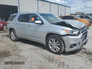 2020 Chevrolet Traverse High Country with VIN 1GNEVNKW6LJ186476, listed as a Copart auction lot 52588905 with 43,179 mi miles and Salvage Title. Bid and sale history available at carsss.com. Image 4.