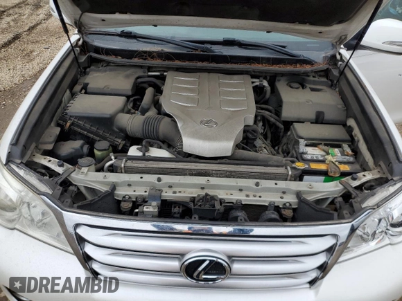 2011 Lexus GX 460 with VIN JTJBM7FX2B5023812, listed as a Copart auction lot 48568365 with 166,821 mi miles and Salvage Title. Bid and sale history available at carsss.com. Image 12.
