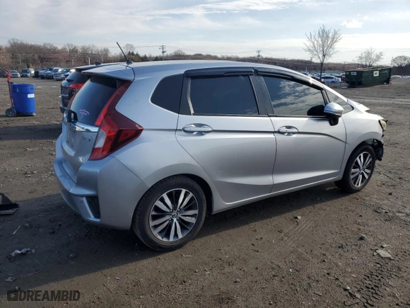 2017 Honda Fit EX with VIN JHMGK5H75HS002350, listed as a Copart auction lot 49056135 with 51,081 mi miles and Salvage Title. Bid and sale history available at carsss.com. Image 3.