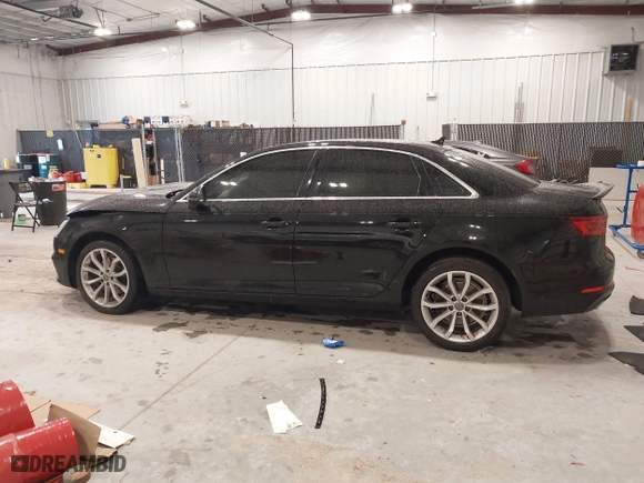 2019 Audi A4 Premium with VIN WAUGMAF41KN004998, listed as a IAAI auction lot 41396015 with 31,438 mi miles. Bid and sale history available at carsss.com. Image 14.
