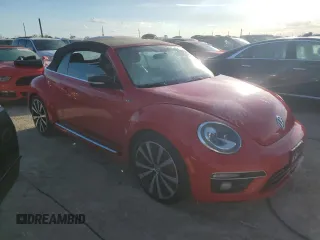 2015 Volkswagen Beetle with VIN 3VW7S7ATXFM807316, listed as a Copart auction lot 74566154 with Not Provided miles and Non Repairable. Bid and sale history available at DreamBid. Image 4.