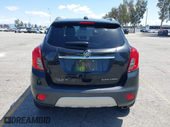 2016 Buick Encore with VIN KL4CJASB9GB664952, listed as a IAAI auction lot 41963322 with 139,460 mi miles and . Bid and sale history available at DreamBid. Image 15.