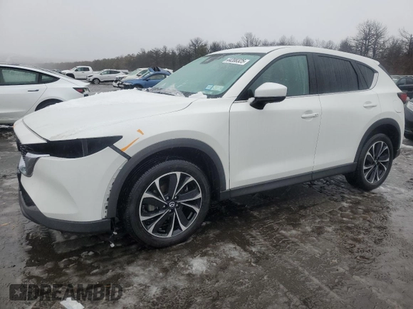 2023 Mazda CX-5 2.5 S Premium Package with VIN JM3KFBDM2P0221164, listed as a Copart auction lot 44208325 with 17,071 mi miles and Salvage Title. Bid and sale history available at carsss.com. Image 1.
