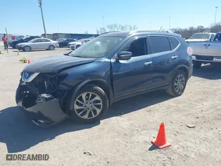 2015 Nissan Rogue SL with VIN 5N1AT2MV2FC924066, listed as a IAAI auction lot 41763552 with 119,894 mi miles. Bid and sale history available at carsss.com. Image 17.