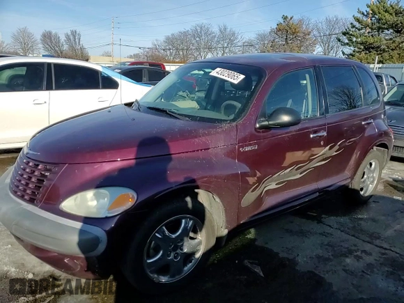 2001 Chrysler PT Cruiser z VIN 3C8FY4BBX1T665693, wystawiony jako Copart lot #43029065 z przebiegiem 88 081 mil mil oraz Szkoda całkowita • Salvage title. Historia ofert i sprzedaży dostępna na DreamBid. Obrazek 12.