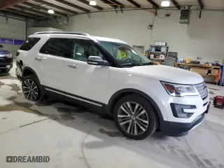 2017 Ford Explorer Platinum with VIN 1FM5K8HT2HGB27733, listed as a Copart auction lot 51491445 with 117,781 mi miles and Salvage Title. Bid and sale history available at carsss.com. Image 4.