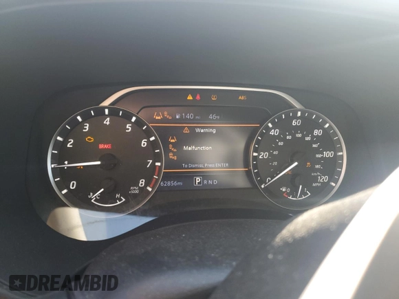 2022 Nissan Frontier Pro-X with VIN 1N6ED1EJ3NN604795, listed as a Copart auction lot 88792115 with 62,856 mi miles and Salvage title. Bid and sale history available at DreamBid. Image 8.