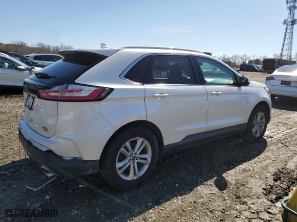 2019 Ford Edge SEL with VIN 2FMPK4J96KBB03000, listed as a Copart auction lot 50163625 with 35,874 mi miles and Salvage Title. Bid and sale history available at carsss.com. Image 3.