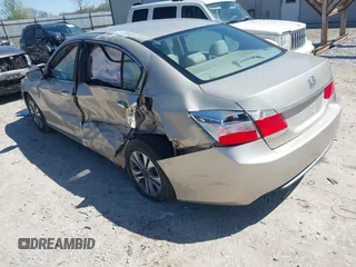 2014 Honda Accord Sedan LX with VIN 1HGCR2F33EA173708, listed as a IAAI auction lot 41989982 with 122,647 mi miles. Bid and sale history available at carsss.com. Image 3.