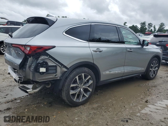 2023 Acura MDX w/Technology Package with VIN 5J8YE1H4XPL034281, listed as a Copart auction lot 64272084 with 13,352 mi miles and Salvage Title. Bid and sale history available at carsss.com. Image 3.