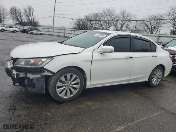 2014 Honda Accord Sedan EX-L with VIN 1HGCR3F84EA019929, listed as a Copart auction lot 44680885 with NaN miles and Salvage Title. Bid and sale history available at carsss.com. Image 1.