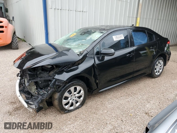 2020 Toyota Corolla LE with VIN 5YFEPRAE5LP089364, listed as a Copart auction lot 88395935 with 59,146 mi miles and Salvage Title. Bid and sale history available at carsss.com. Image 1.