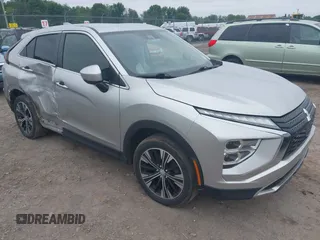 2022 Mitsubishi Eclipse Cross SE with VIN JA4ATWAA9NZ004499, listed as a IAAI auction lot 42595361 with 64,437 mi miles and . Bid and sale history available at DreamBid. Image 1.