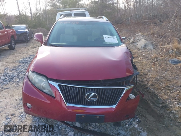 2010 Lexus RX 350 with VIN 2T2BK1BA4AC063877, listed as a IAAI auction lot 41904728 with 109,715 mi miles and . Bid and sale history available at DreamBid. Image 12.
