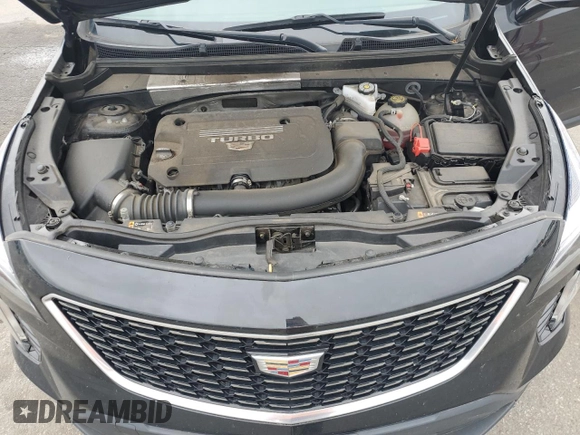 2021 Cadillac XT4 AWD Luxury with VIN 1GYFZBR4XMF014647, listed as a Copart auction lot 63800444 with 49,724 mi miles and Salvage Title. Bid and sale history available at carsss.com. Image 12.