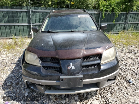 2003 Mitsubishi Outlander XLS with VIN JA4LZ41G03U033545, listed as a Copart auction lot 68009764 with 155,548 mi miles and Salvage Title. Bid and sale history available at carsss.com. Image 5.