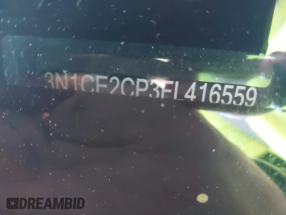 2015 Nissan Note S Plus with VIN 3N1CE2CP3FL416559, listed as a IAAI auction lot 42646229 with 185,091 mi miles and . Bid and sale history available at DreamBid. Image 9.