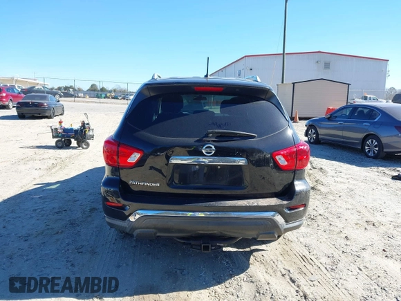 2017 Nissan Pathfinder S with VIN 5N1DR2MN6HC621290, listed as a IAAI auction lot 41691799 with 166,996 mi miles and . Bid and sale history available at DreamBid. Image 17.