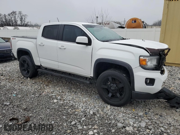 2015 GMC Canyon 4WD SLE with VIN 1GTG6BE32F1229472, listed as a Copart auction lot 84227964 with 0 mi miles and Salvage Title. Bid and sale history available at carsss.com. Image 4.