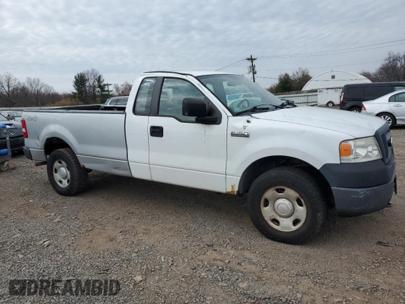 2007 Ford F-150 XL with VIN 1FTRF14WX7KD63477, listed as a Copart auction lot 50843665 with 117,667 mi miles and Clean title. Bid and sale history available at DreamBid. Image 4.