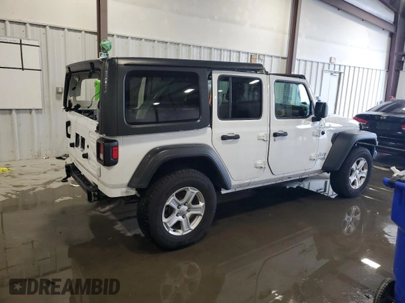 2021 Jeep Wrangler Unlimited Sport S z VIN 1C4HJXDG4MW509446, wystawiony jako Copart lot #51453655 z przebiegiem 55 154 mil mil oraz Szkoda całkowita • Salvage title. Historia ofert i sprzedaży dostępna na DreamBid. Obrazek 3.