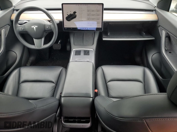 2021 Tesla Model Y Long Range with VIN 5YJYGDEE2MF243763, listed as a Copart auction lot 54941665 with 39,516 mi miles and Clean Title. Bid and sale history available at DreamBid. Image 8.