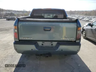 2006 Honda Ridgeline RTL with VIN 2HJYK165X6H517408, listed as a Copart auction lot 78249584 with 216,956 mi miles and Clean Title. Bid and sale history available at carsss.com. Image 6.
