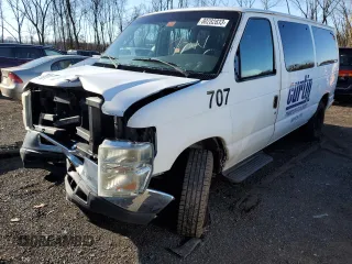 2008 Ford Econoline Passenger XL with VIN 1FBNE31LX8DB16560, listed as a Copart auction lot 80282833 with Not Provided miles and Salvage Title. Bid and sale history available at DreamBid. Image 1.