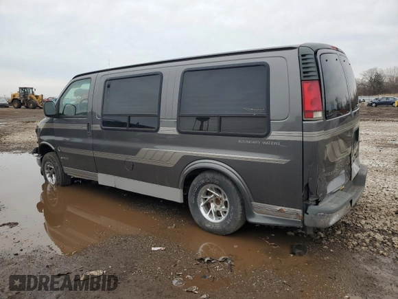 1999 Chevrolet Express z VIN 1GBFG15R9X1089305, wystawiony jako Copart lot #51810075 z przebiegiem 130 441 mil mil oraz Szkoda całkowita • Salvage title. Historia ofert i sprzedaży dostępna na DreamBid. Obrazek 2.