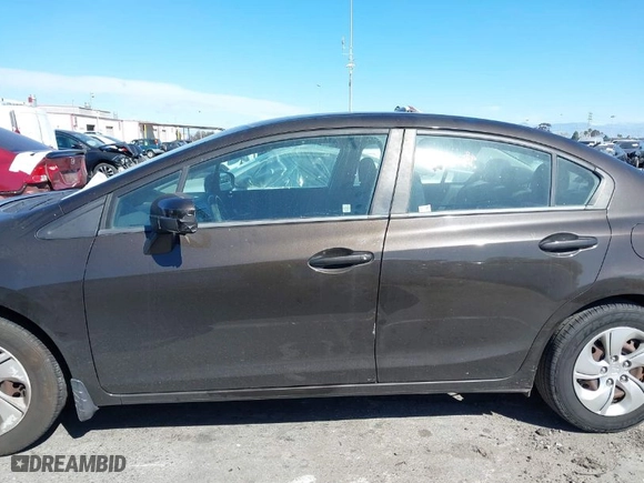 2014 Honda Civic Sedan LX with VIN 2HGFB2F56EH519545, listed as a IAAI auction lot 41708904 with 150,562 mi miles. Bid and sale history available at carsss.com. Image 15.