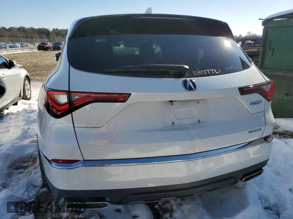 2022 Acura MDX with VIN 5J8YE1H35NL027498, listed as a Copart auction lot 82314854 with 57,209 mi miles and Salvage Title. Bid and sale history available at carsss.com. Image 6.