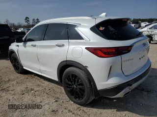 2023 Infiniti QX50 Luxe with VIN 3PCAJ5BA2PF103582, listed as a Copart auction lot 45299565 with 22,901 mi miles and Salvage title. Bid and sale history available at DreamBid. Image 2.