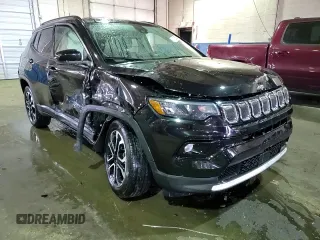 2022 Jeep Compass Limited z VIN 3C4NJDCB5NT146248, wystawiony jako Copart lot #49112635 z przebiegiem 21 730 mil mil oraz Szkoda całkowita • Salvage title. Historia ofert i sprzedaży dostępna na DreamBid. Obrazek 14.