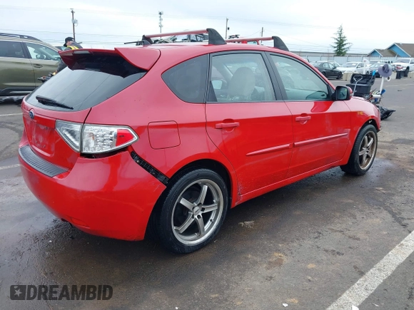 2008 Subaru Impreza Wagon (Natl) i w/Premium Pkg with VIN JF1GH61678H835299, listed as a IAAI auction lot 41802509 with 176,367 mi miles. Bid and sale history available at carsss.com. Image 4.