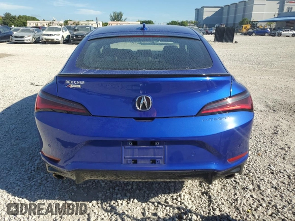 2023 Acura Integra w/A-Spec Technology Package with VIN 19UDE4H60PA025232, listed as a Copart auction lot 73851534 with 17,153 mi miles and Non Repairable. Bid and sale history available at carsss.com. Image 6.