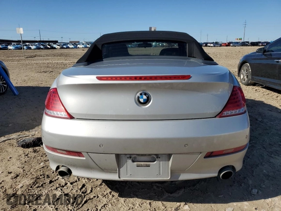 2008 BMW 6 Series 650i with VIN WBAEB53538CX62587, listed as a Copart auction lot 84802284 with 83,838 mi miles and Clean Title. Bid and sale history available at carsss.com. Image 6.