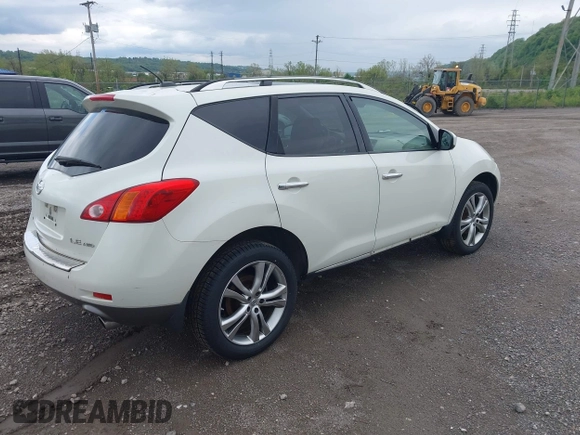 2010 Nissan Murano SL with VIN JN8AZ1MW9AW117755, listed as a IAAI auction lot 42199625 with Not Provided miles and . Bid and sale history available at carsss.com. Image 4.