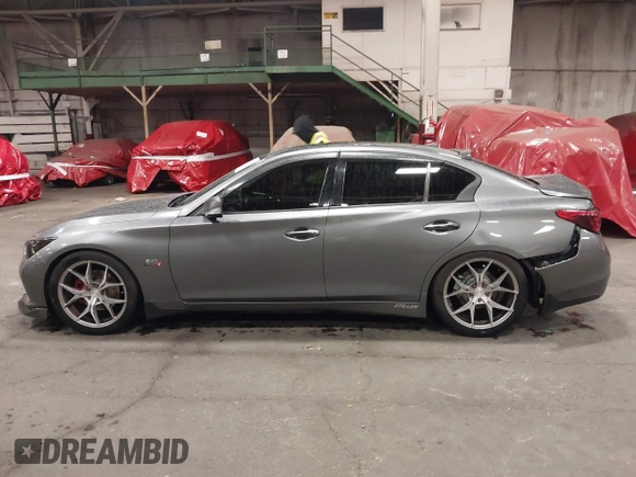2016 Infiniti Q50 3.0t Premium with VIN JN1EV7AP0GM305466, listed as a IAAI auction lot 41778105 with 79,919 mi miles. Bid and sale history available at carsss.com. Image 14.