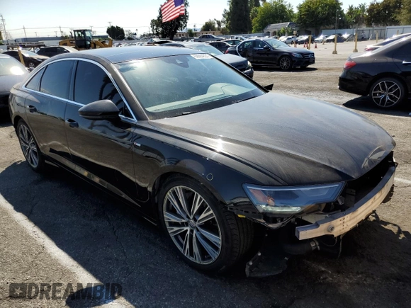 2019 Audi A6 Premium with VIN WAUK2AF2XKN101146, listed as a Copart auction lot 69984824 with 146,697 mi miles and Salvage Title. Bid and sale history available at carsss.com. Image 4.