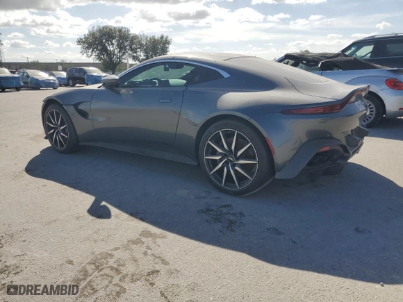 2019 Aston Martin Vantage with VIN SCFSMGAW9KGN02610, listed as a Copart auction lot 75625184 with 17,267 mi miles and Salvage Title. Bid and sale history available at carsss.com. Image 2.