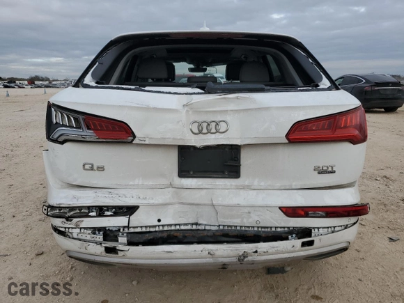 2018 Audi Q5 Prestige with VIN WA1CNAFY7J2019467, listed as a Copart auction lot 87516525 with 135,111 mi miles and Salvage Title. Bid and sale history available at carsss.com. Image 6.
