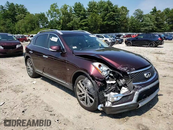 2017 Infiniti QX50 with VIN JN1BJ0RR1HM403970, listed as a Copart auction lot 77878474 with 57,531 mi miles and Non Repairable. Bid and sale history available at carsss.com. Image 11.