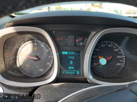 2016 Chevrolet Equinox LT with VIN 2GNALCEK3G6142164, listed as a Copart auction lot 50727045 with 247,538 mi miles and Salvage Title. Bid and sale history available at carsss.com. Image 9.