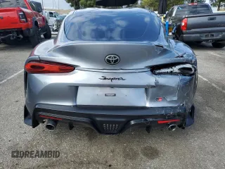 2021 Toyota GR Supra 2.0 with VIN WZ1DB2C07MW039661, listed as a Copart auction lot 49419705 with 15,102 mi miles and Salvage Title. Bid and sale history available at carsss.com. Image 6.