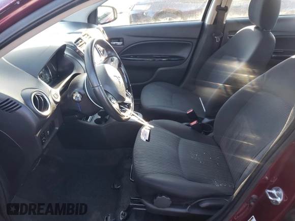 2019 Mitsubishi Mirage SE z VIN ML32F4FJ9KHF03387, wystawiony jako Copart lot #86245134 z przebiegiem 49 235 mil mil oraz Szkoda całkowita • Salvage title. Historia ofert i sprzedaży dostępna na DreamBid. Obrazek 7.